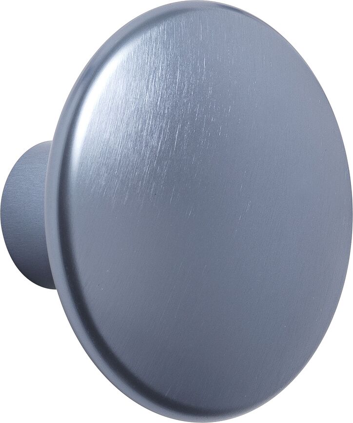 Gancho de pared metálico Dots, 2,7 cm, azul apagado