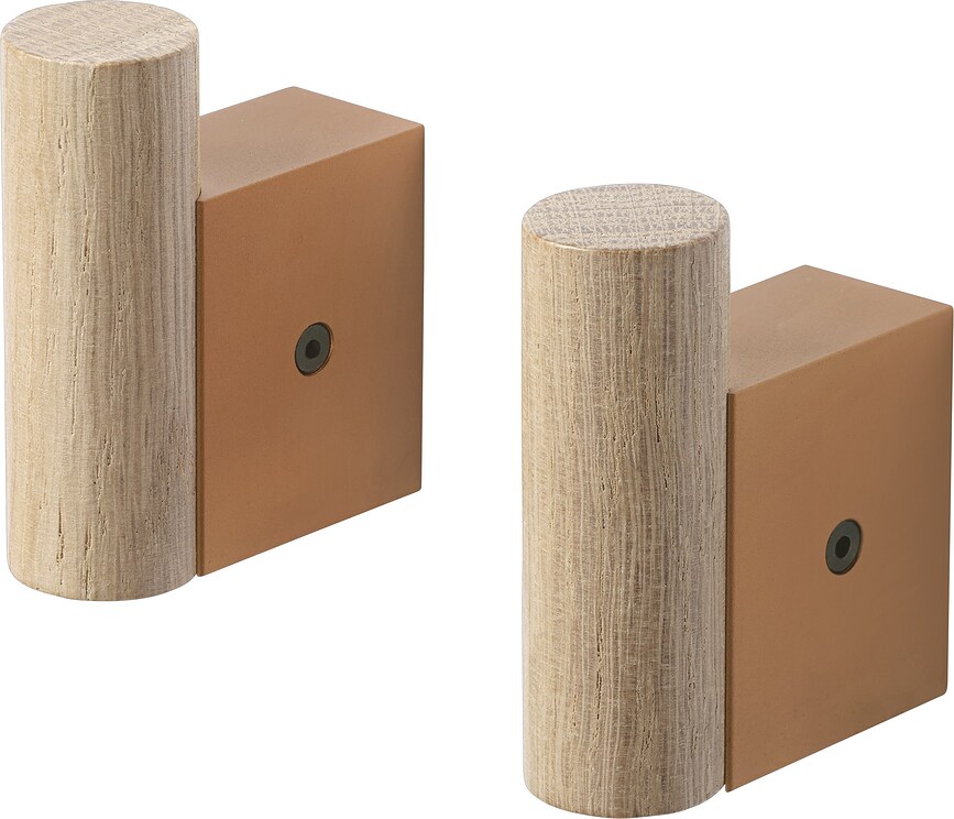 Ganchos de Pared Attach, naranjas, 2 unidades