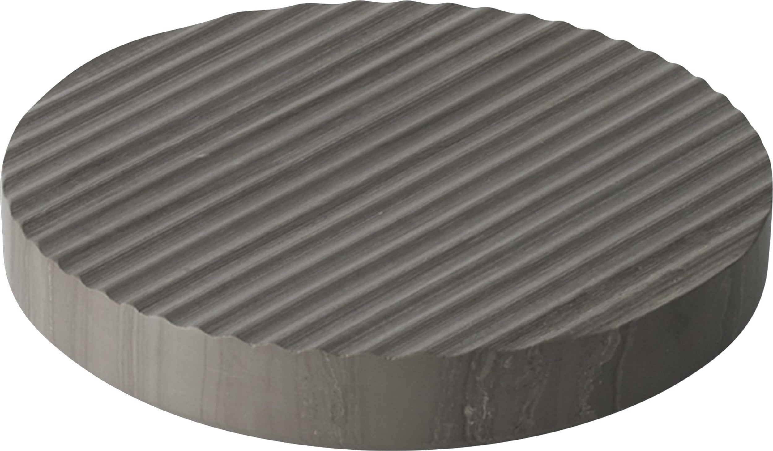 Groove Untersetzer für heißes Geschirr 16 cm grau