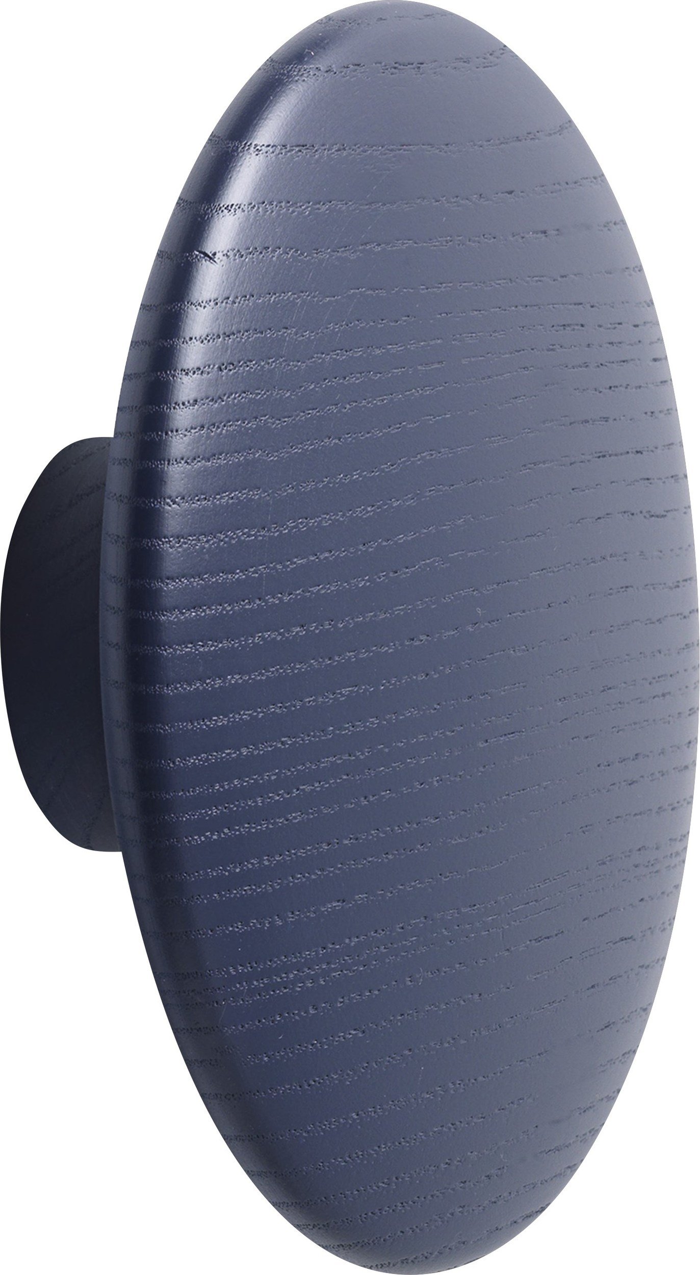 Haczyk ścienny Dots Wood 13 cm granatowy
