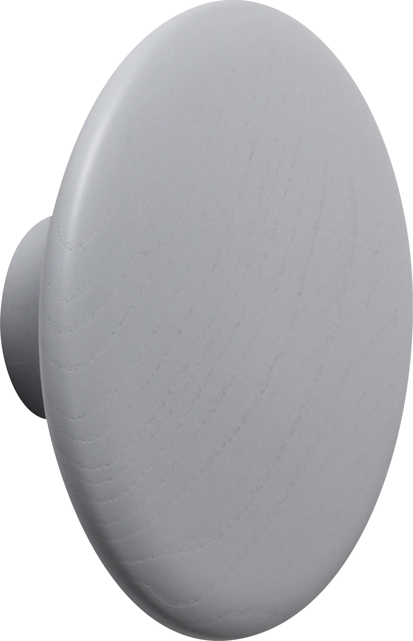 Haczyk ścienny Dots Wood 13 cm szary