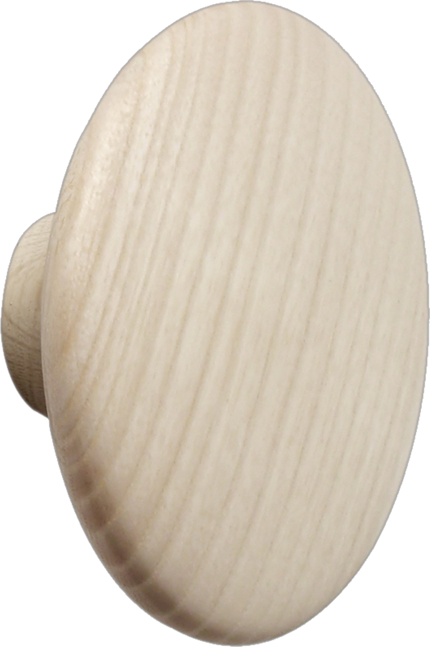 Haczyk ścienny Dots Wood 17 cm jasny jesion