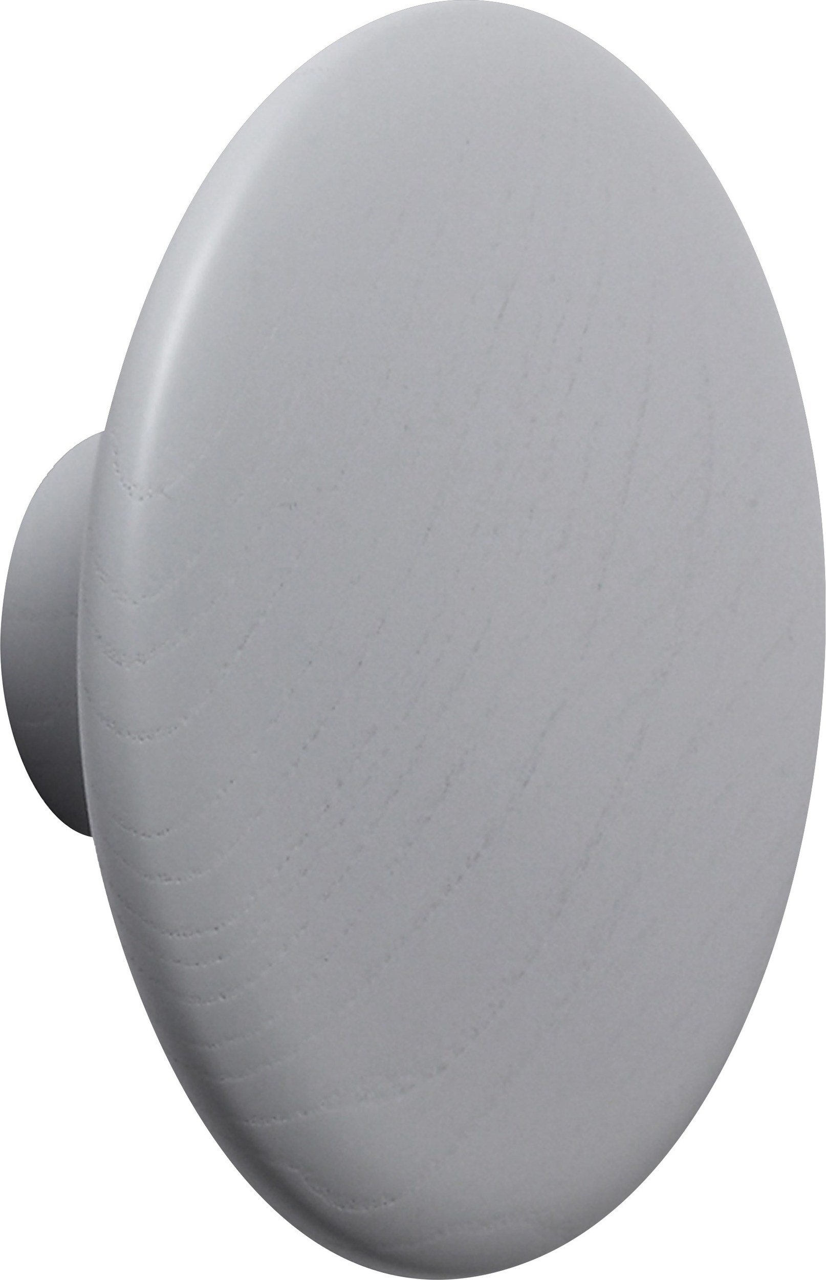 Haczyk ścienny Dots Wood 17 cm szary