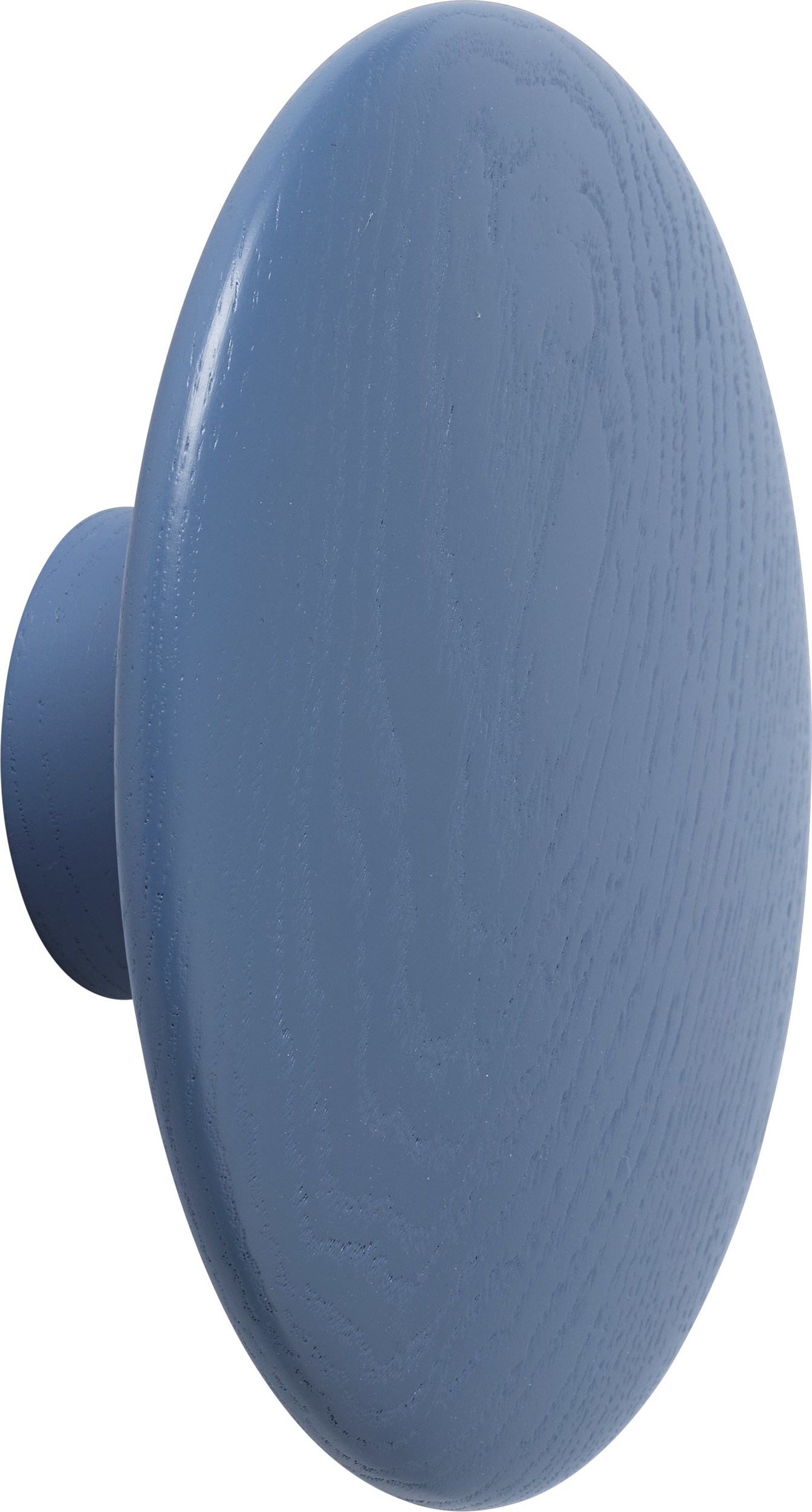 Haczyk ścienny Dots Wood 17 cm zgaszony błękit