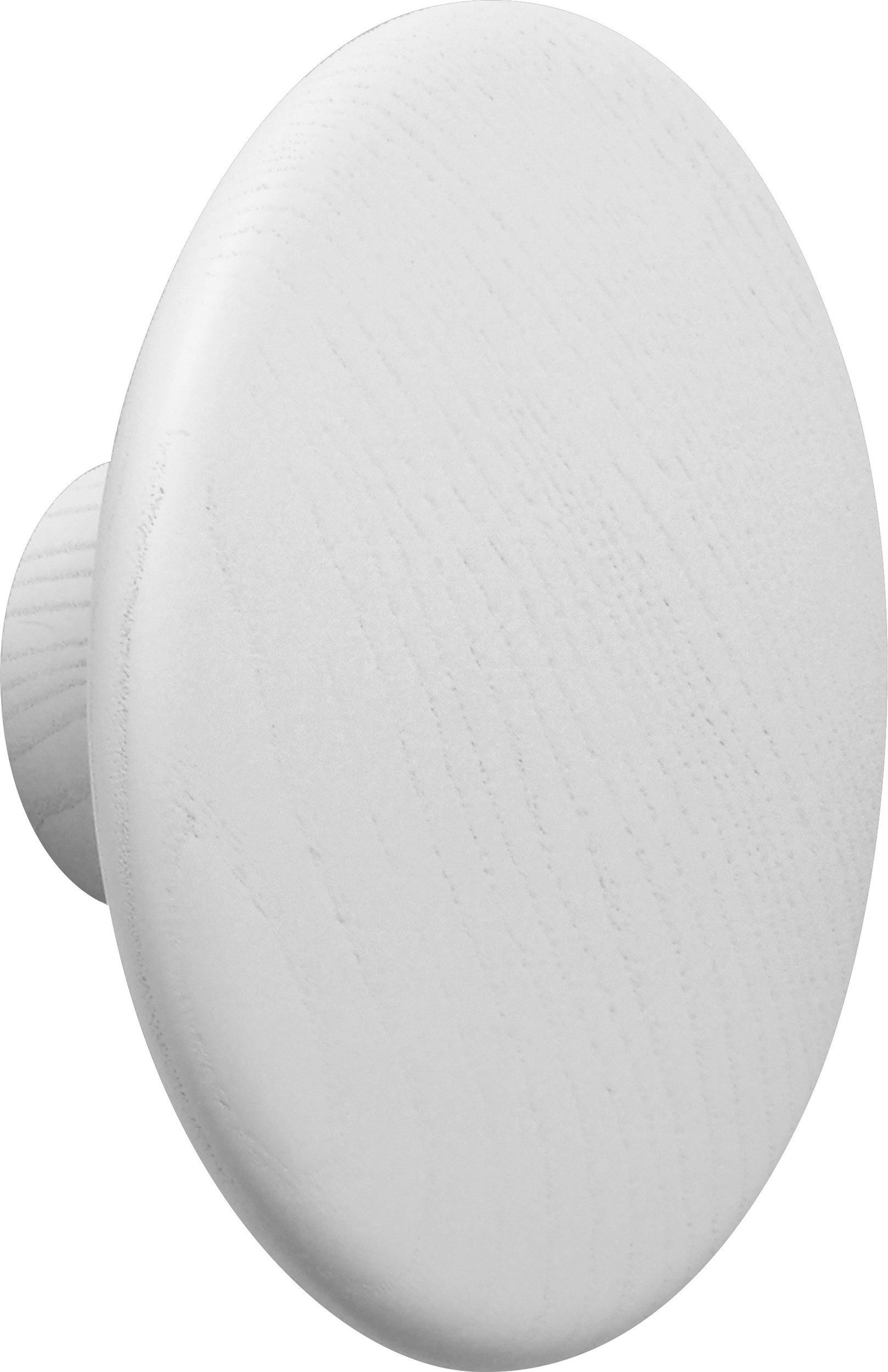 Haczyk ścienny Dots Wood 6,5 cm biały