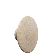 Haczyk ścienny Dots Wood 6,5 cm jasny dąb