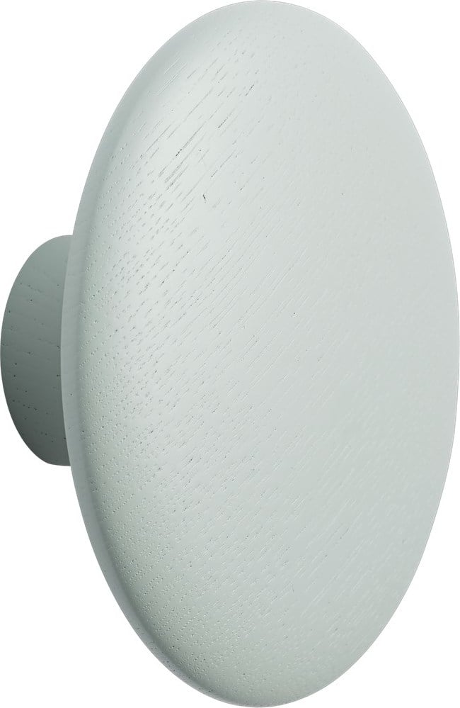 Haczyk ścienny Dots Wood 6,5 cm zieleń szałwiowa