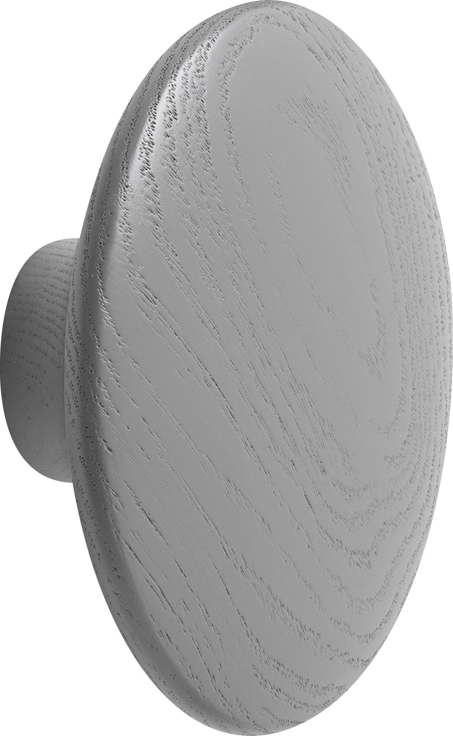 Haczyk ścienny Dots Wood 9 cm ciemnoszary