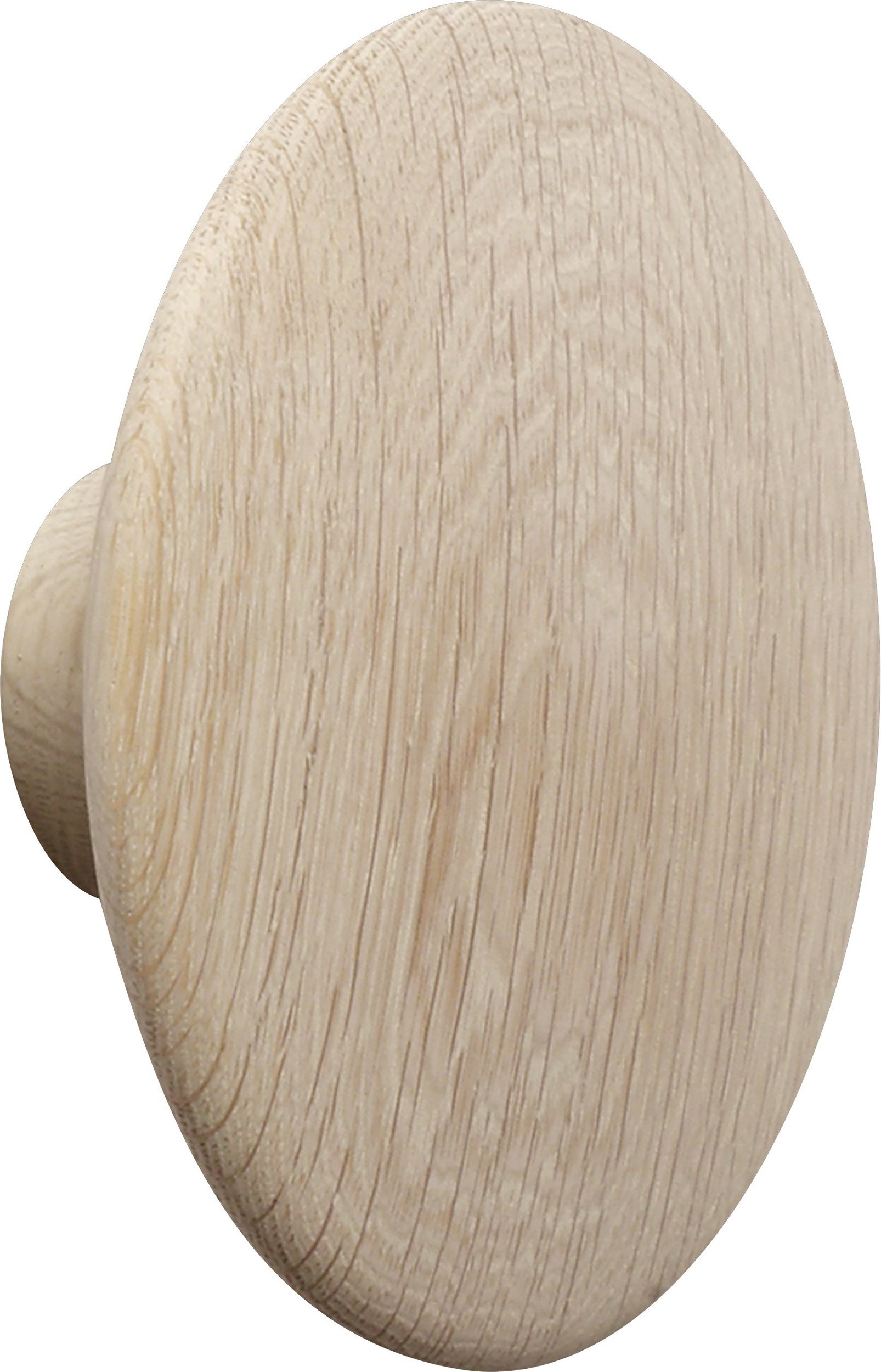 Haczyk ścienny Dots Wood 9 cm jasny dąb