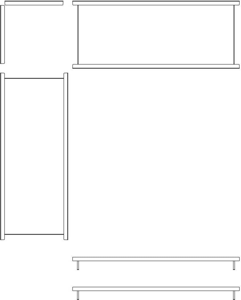 In Situ Corner Frame Configuraton 9 Rahmen für modulares Sofa