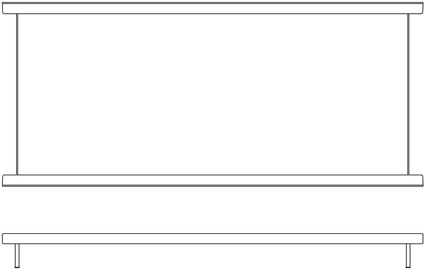 In Situ Okvir modularne sofe za trosjed konfiguracija 1