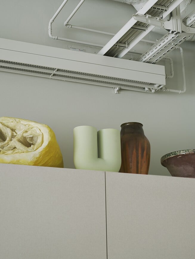 Jarrón Kink, 26 cm, granate