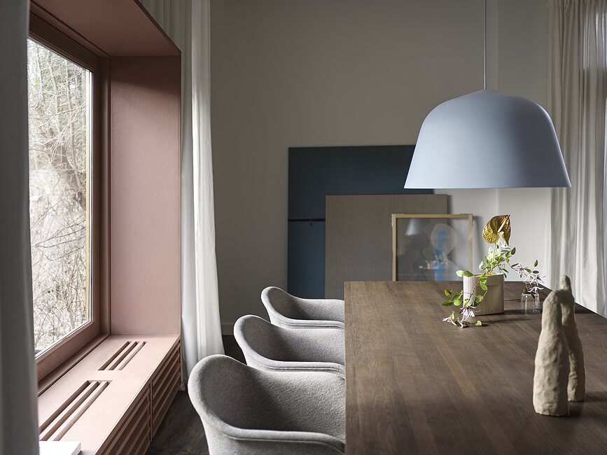 Jarrón Ridge, terracota, 16,5 cm