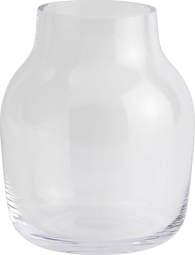 Jarrón Silent, 13,4 cm, transparente