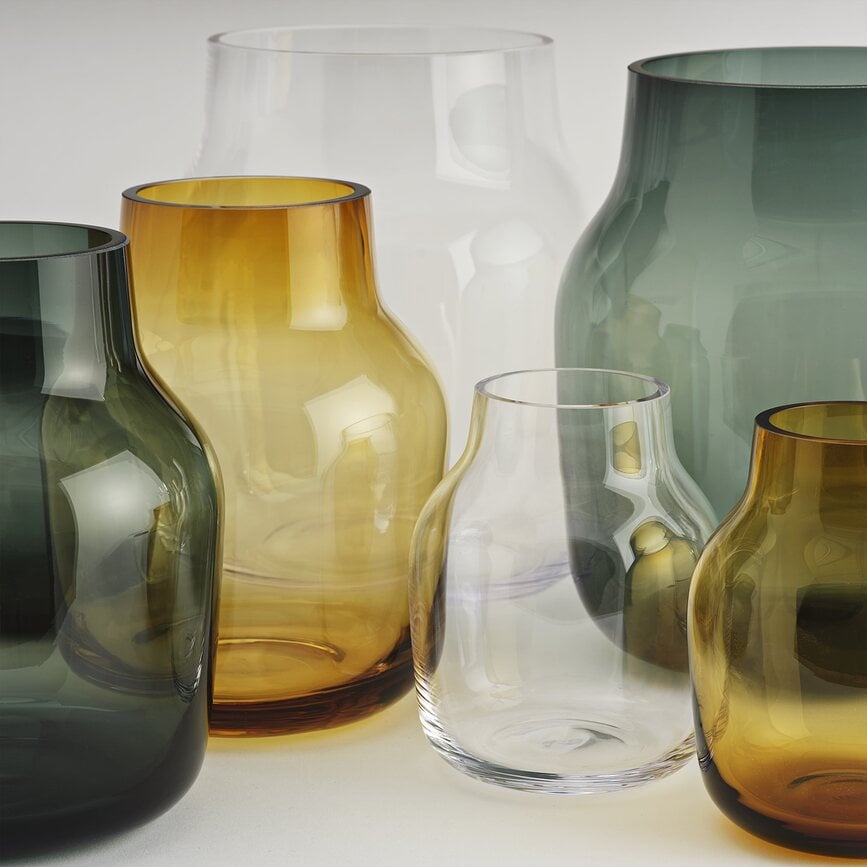 Jarrón Silent, 13,4 cm, naranja