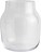 Jarrón Silent, 23 cm, transparente
