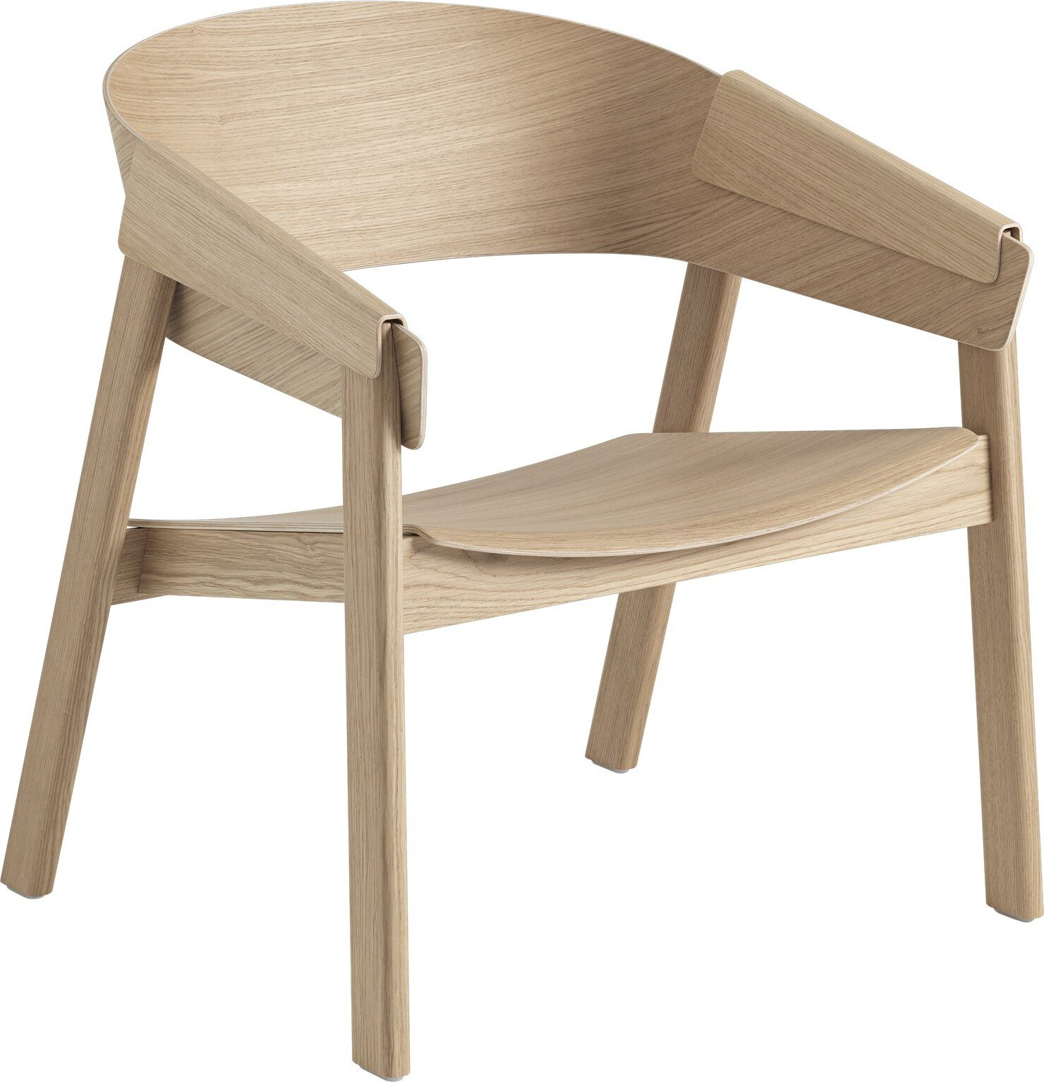 Krzesło Cover 38 cm jasny dąb