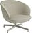 Krzesło Oslo Swivel Vidar 146 40 cm tapicerowane nogi szare