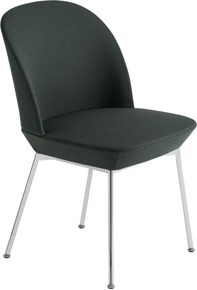 Krzesło Oslo Twill Weave 990 na chromowanych nogach