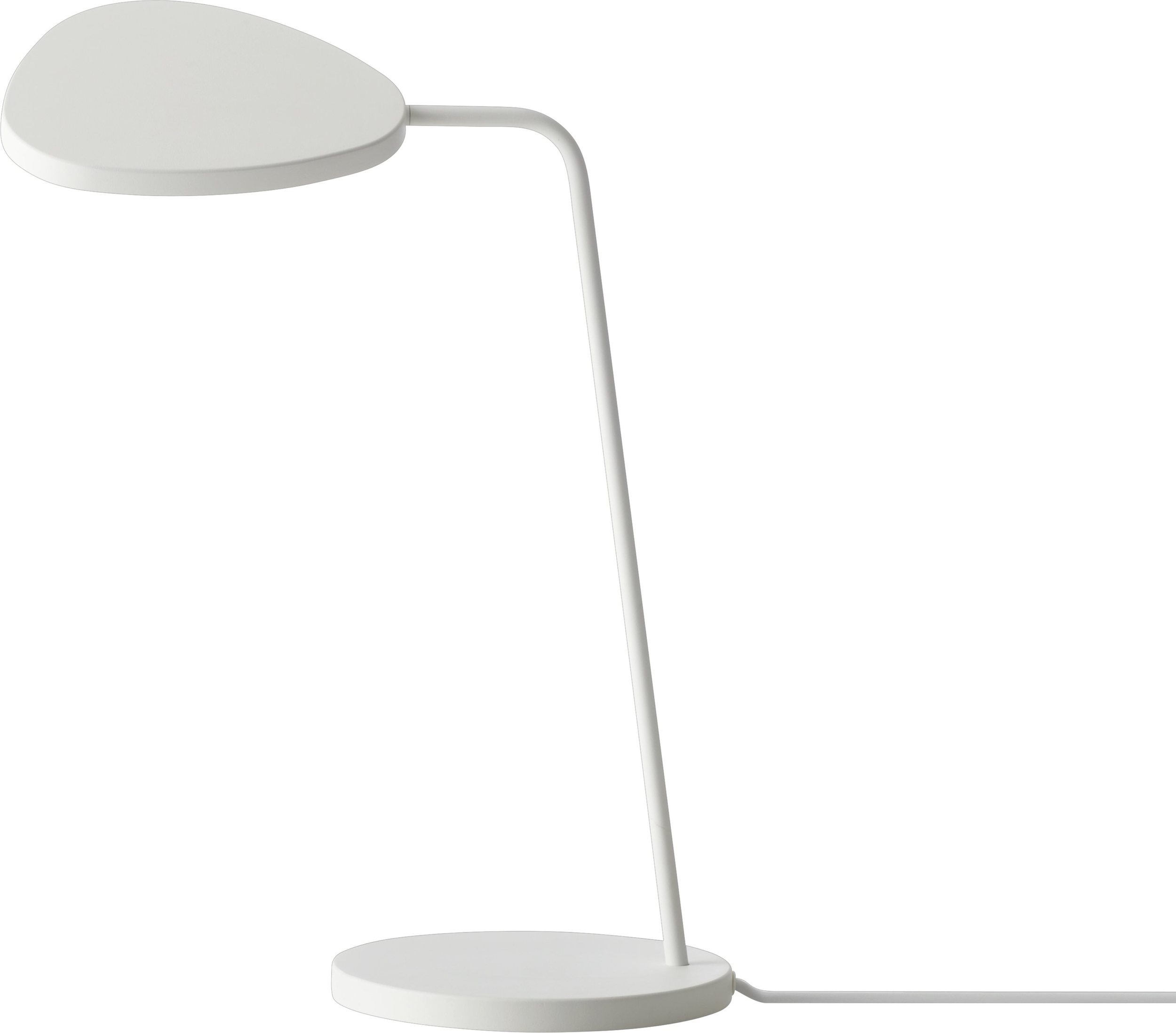 Lampa stołowa Leaf biała
