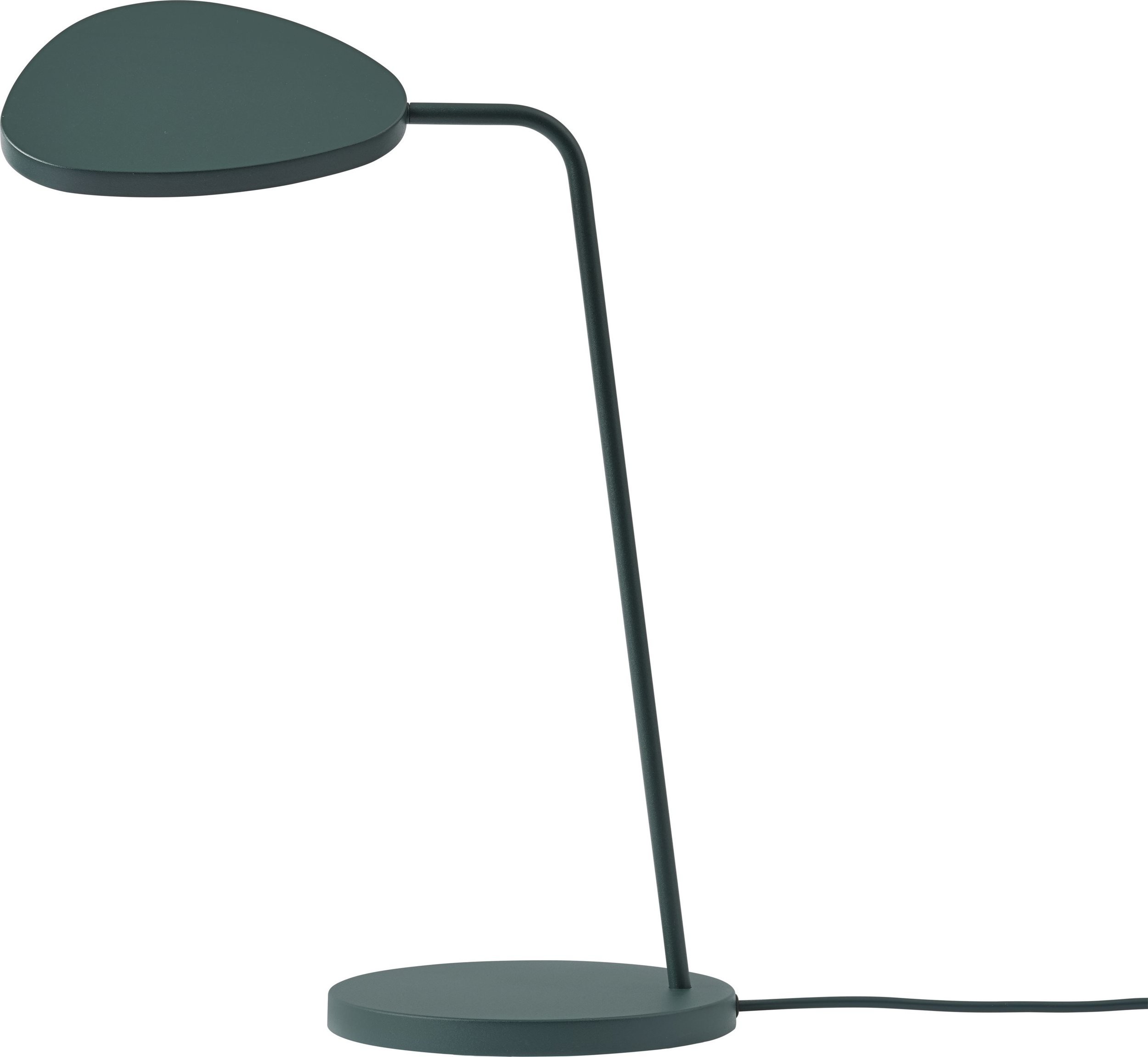 Lampa stołowa Leaf ciemnozielona