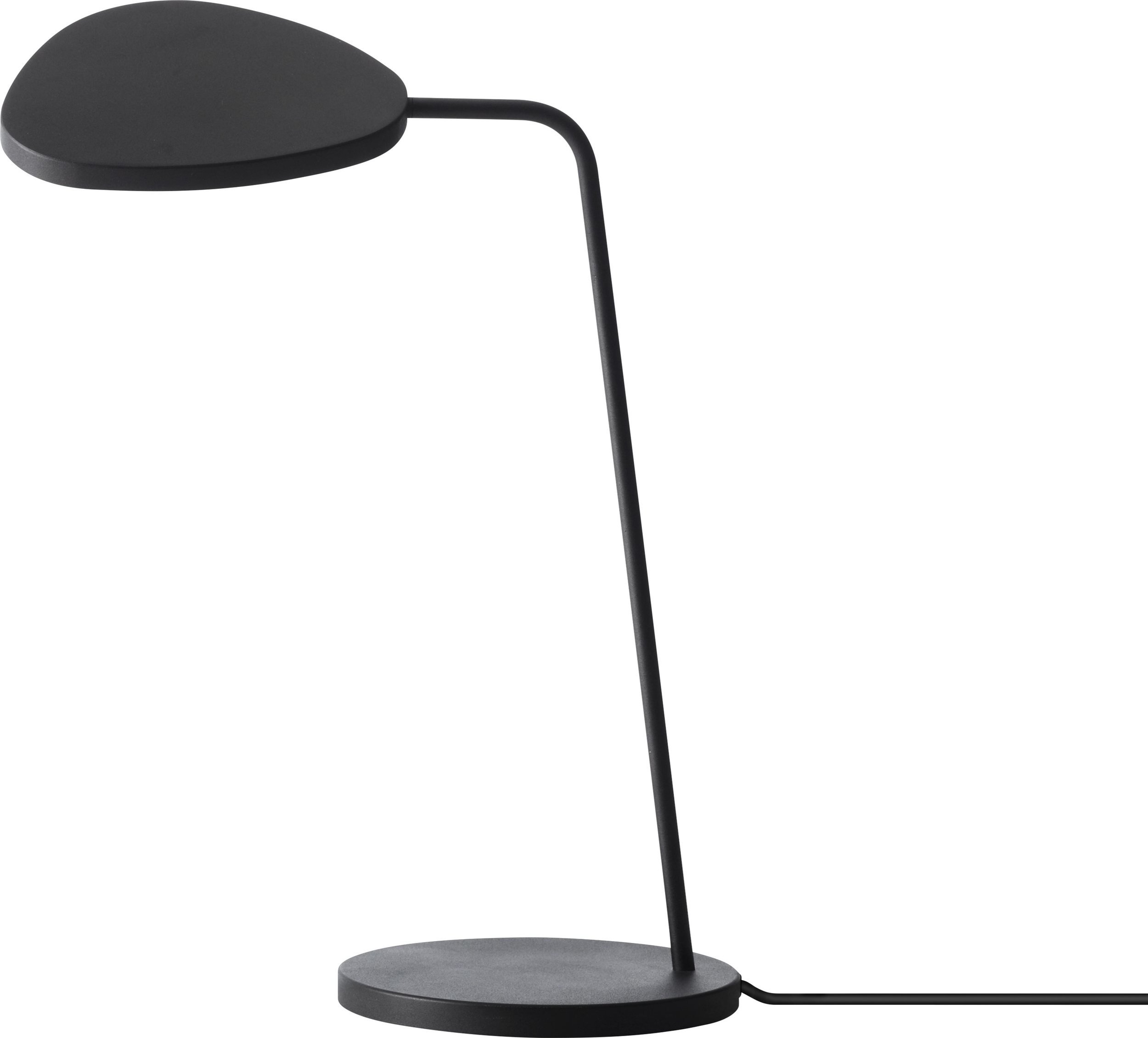 Lampa stołowa Leaf czarna