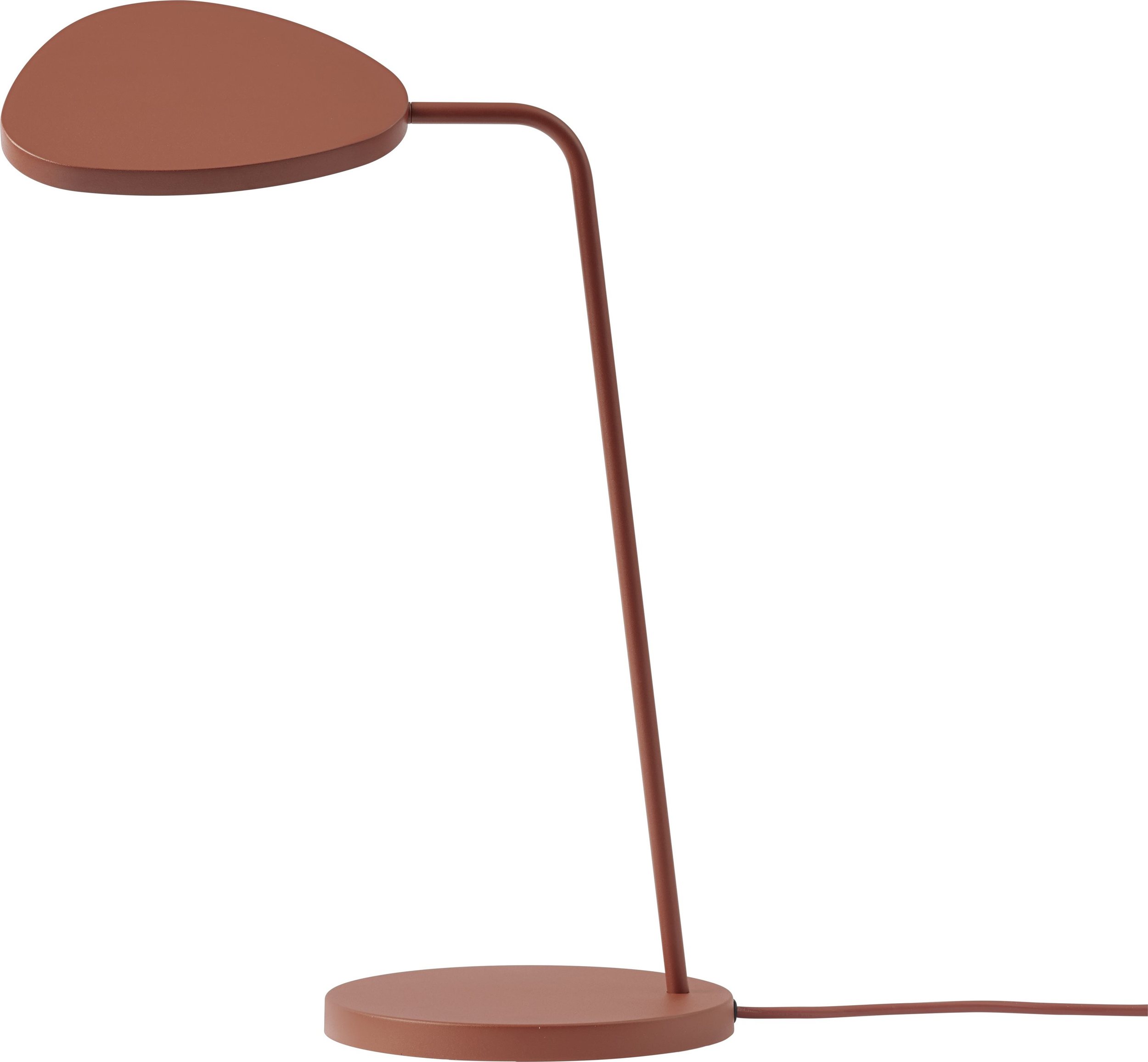 Lampa stołowa Leaf miedziana