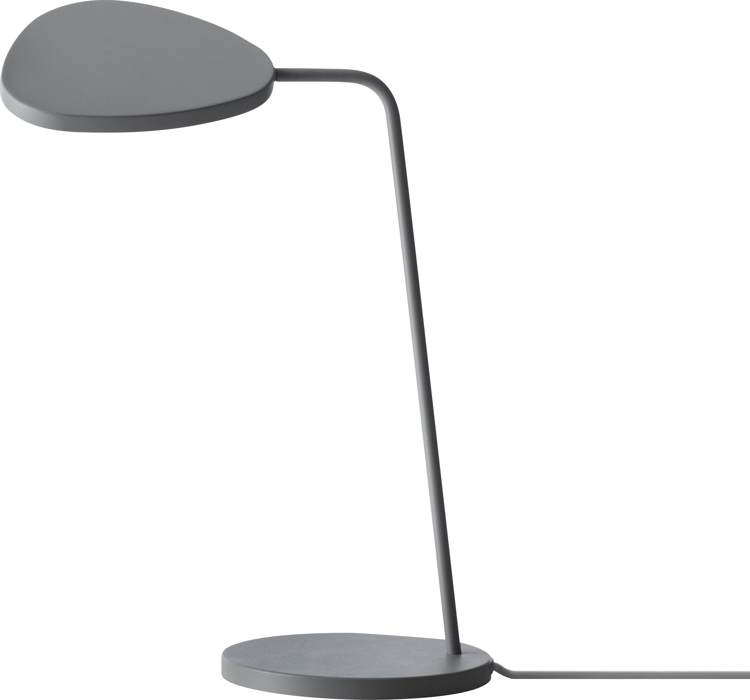 Lampa stołowa Leaf szara
