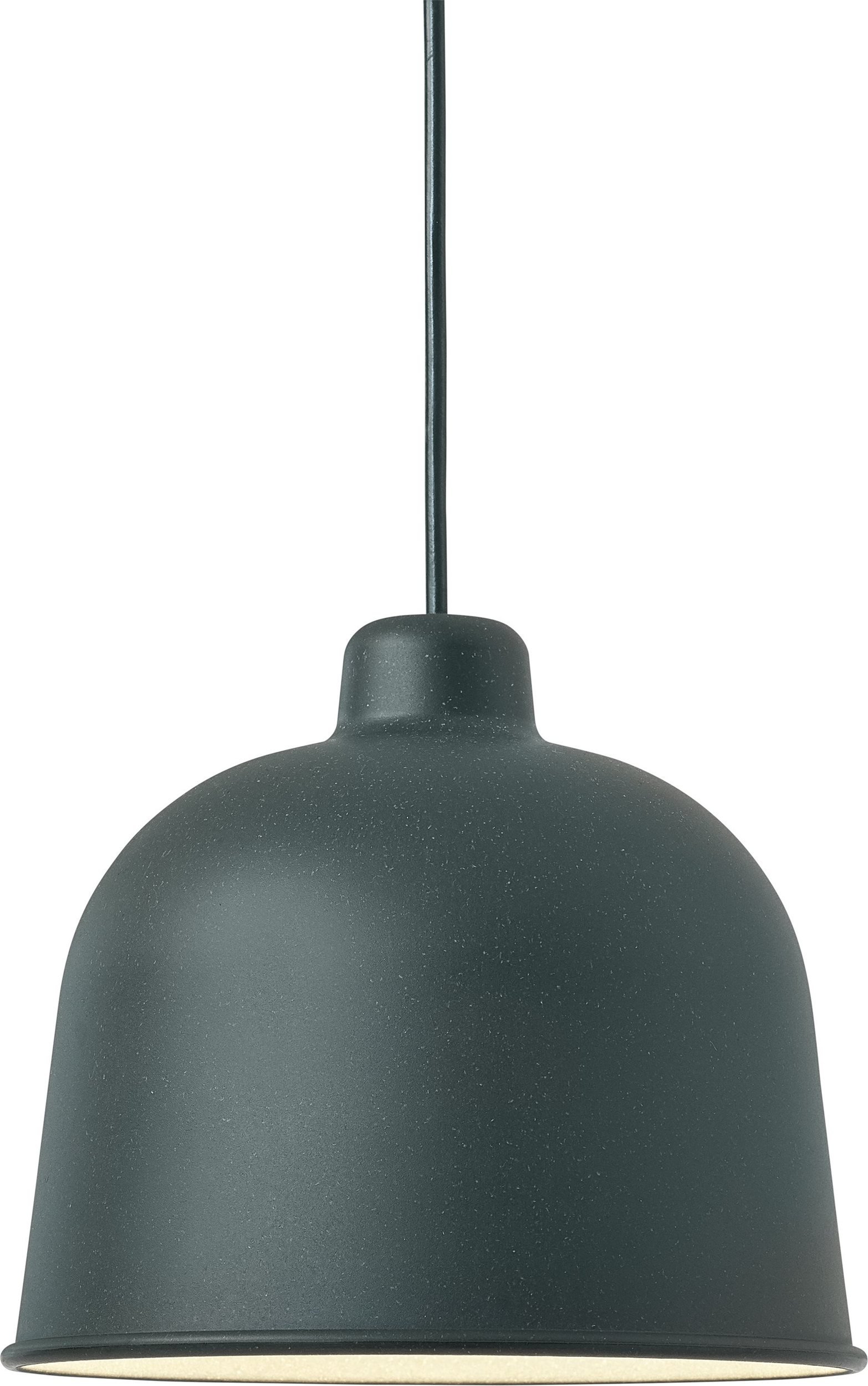 Lampa wisząca Grain ciemnozielona