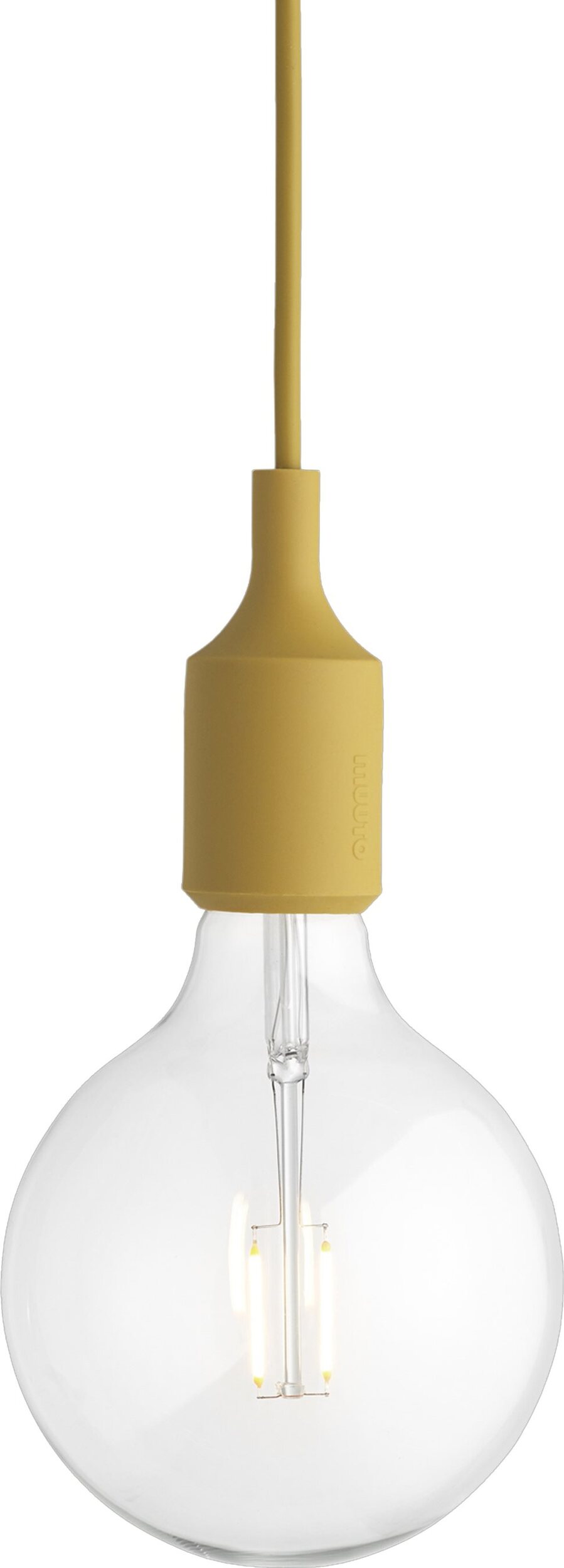 Lampa wisząca Muuto E27 musztardowa