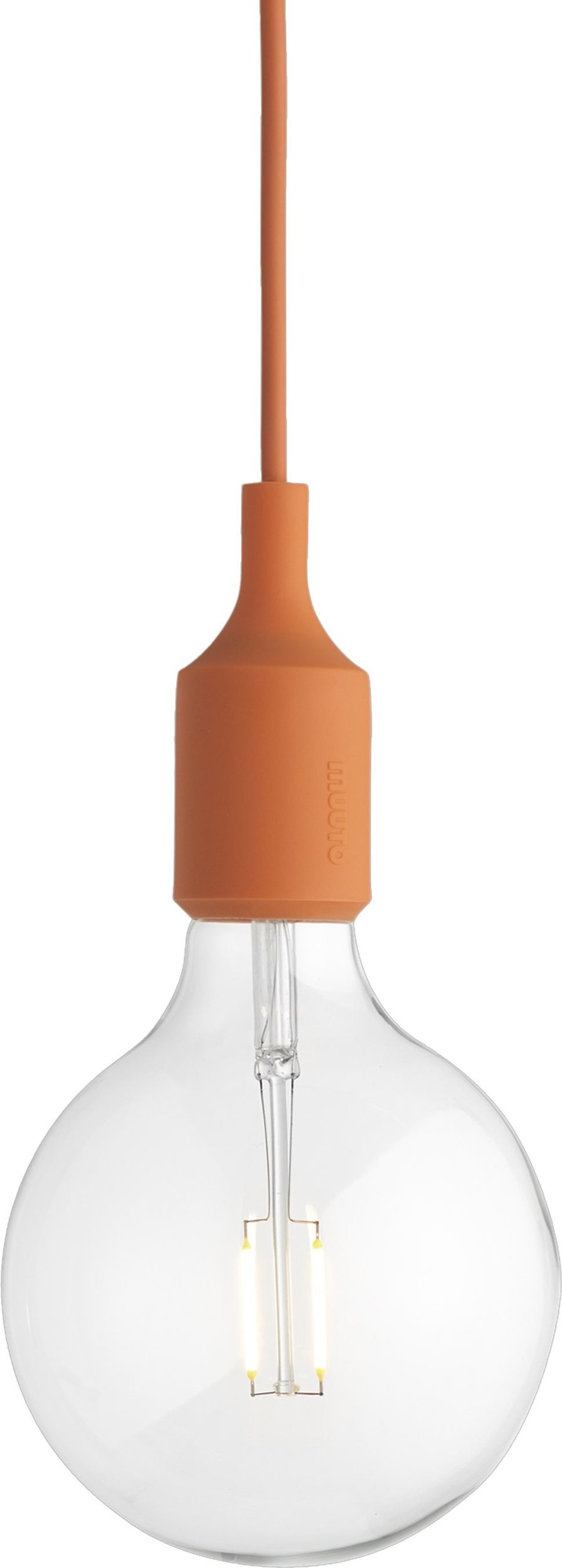 Lampa wisząca Muuto E27 pomarańczowa