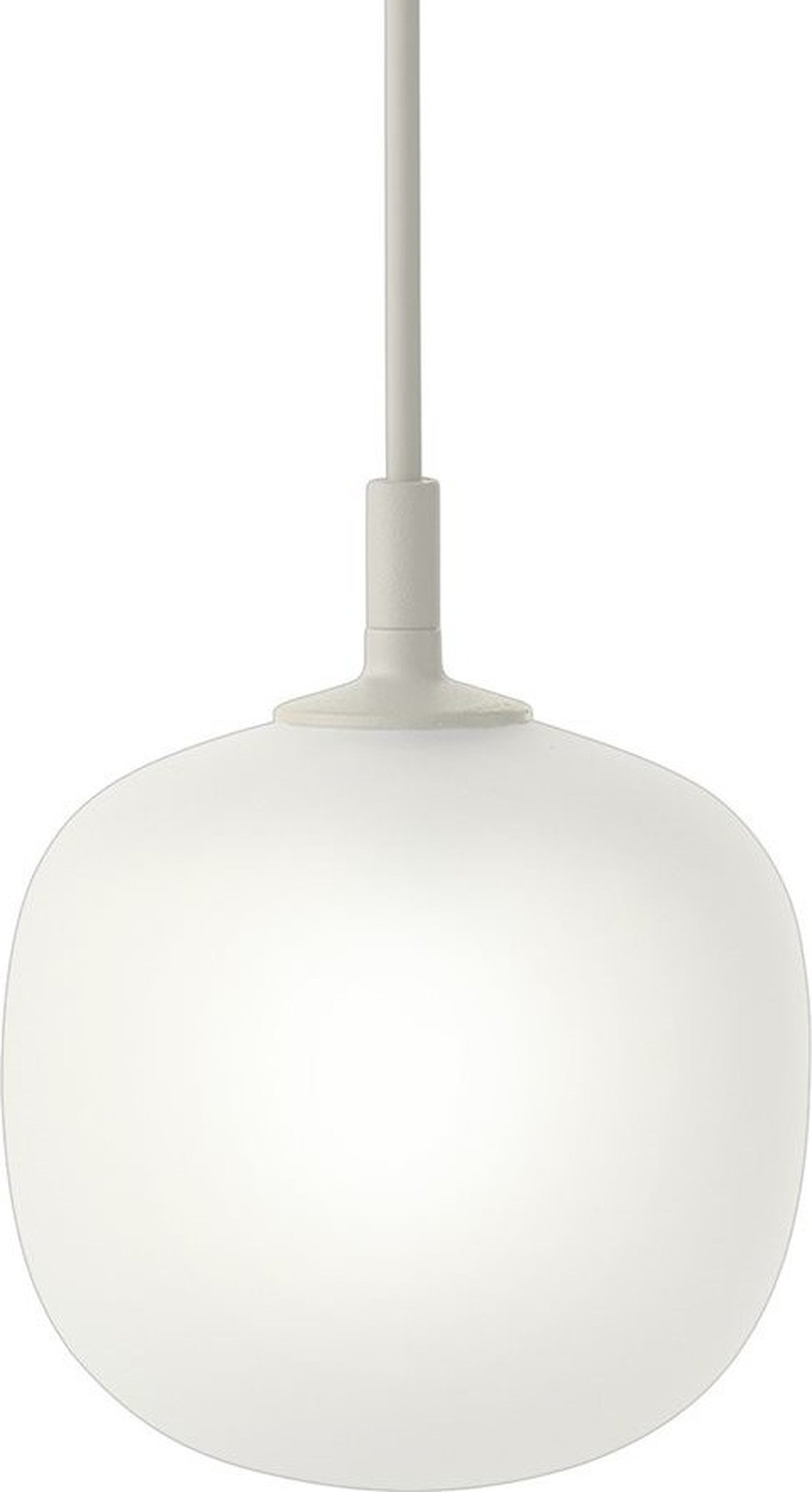 Lampa wisząca Rime 12 cm szara