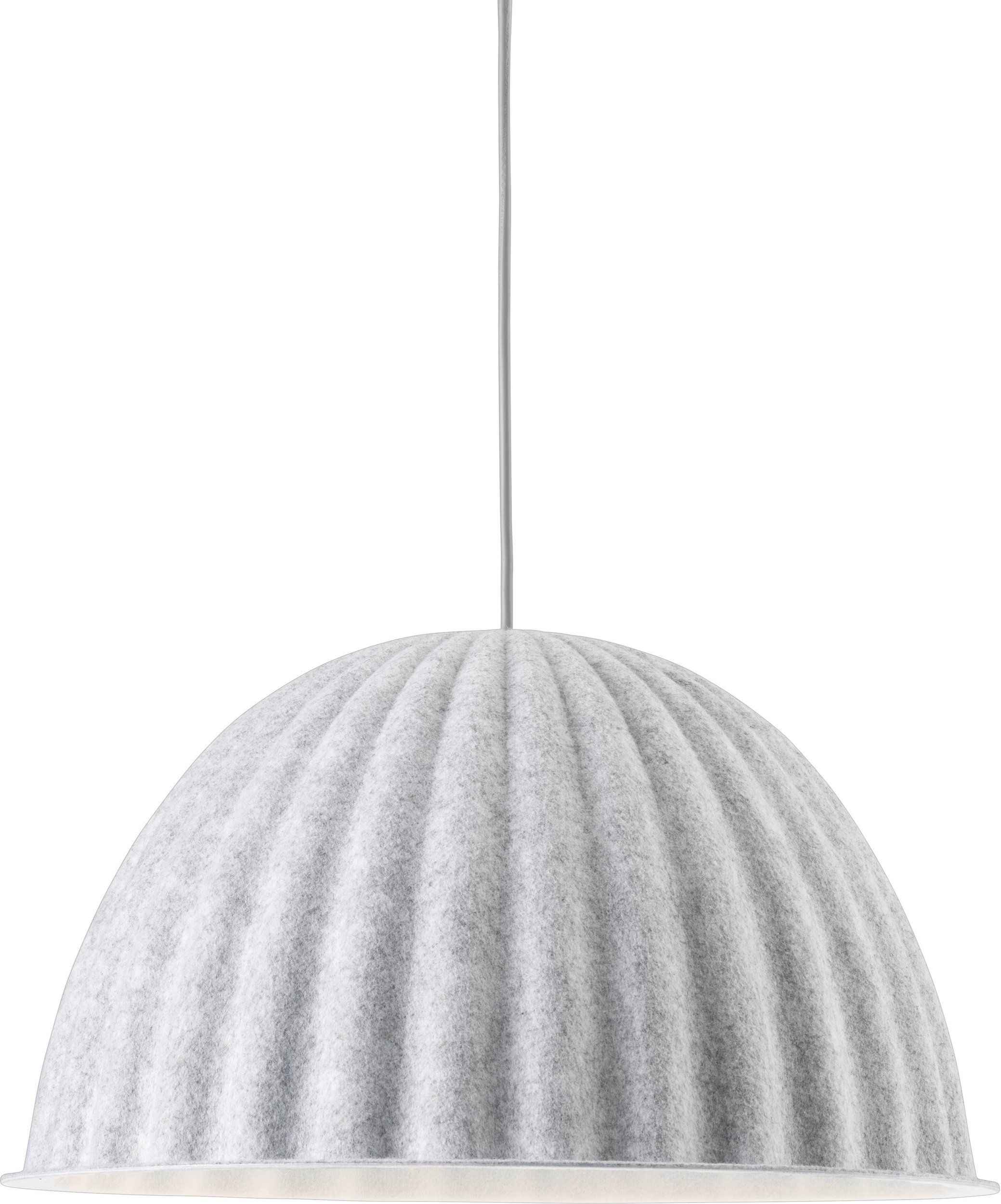 Lampa wisząca Under The Bell 55 cm biały melanż