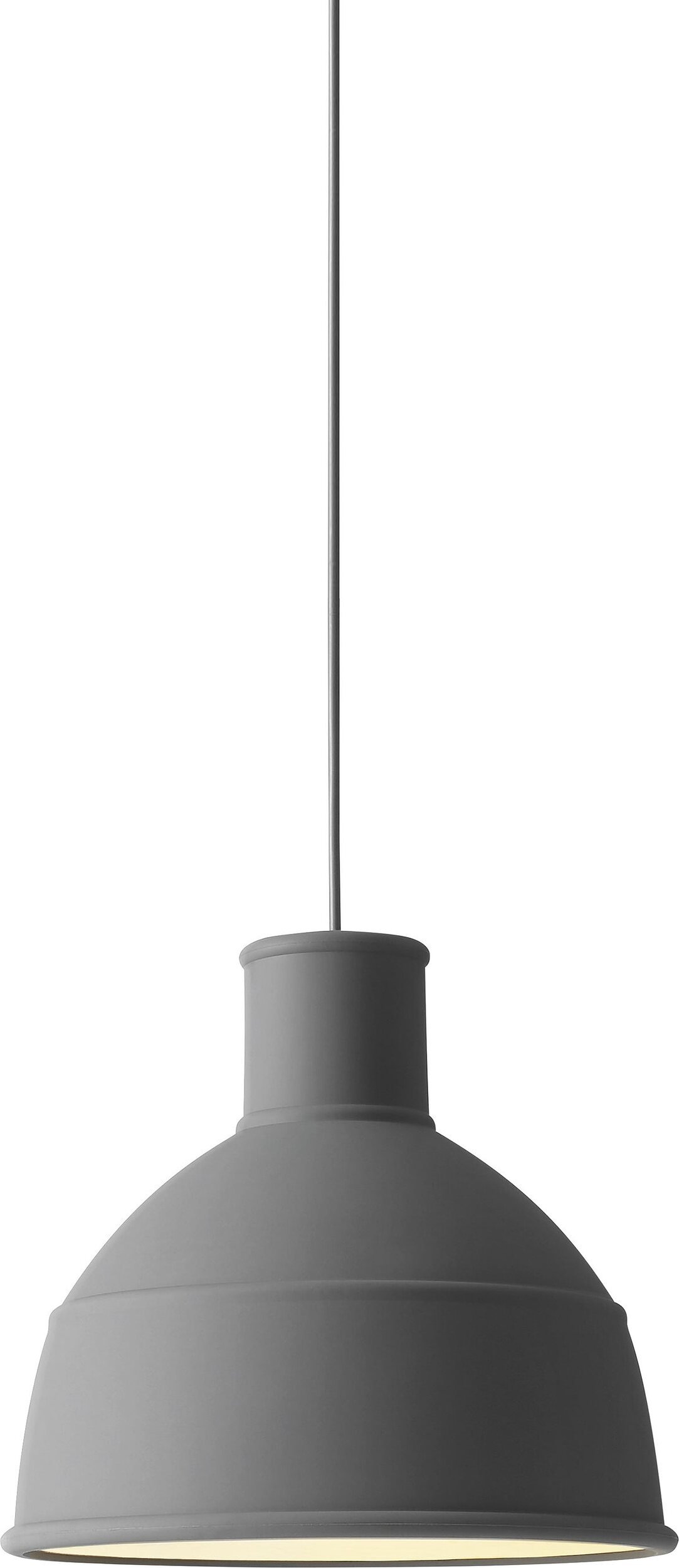 Lampa wisząca Unfold ciemnoszara