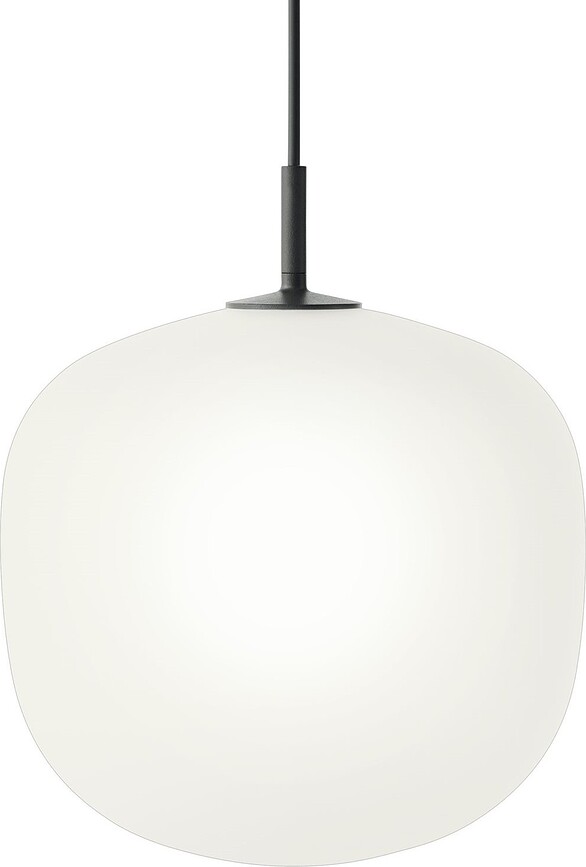 Lampada pensile Rime 25 cm nera