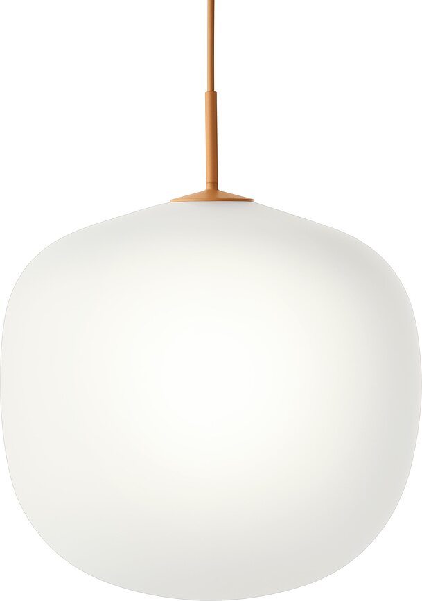Lámpara colgante Rime, 45 cm, naranja