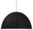 Lámpara Colgante Under The Bell, 82 cm, negra