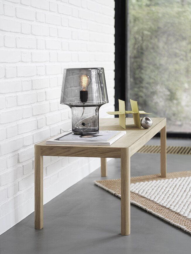 Lámpara de mesa Cosy In Grey, gris