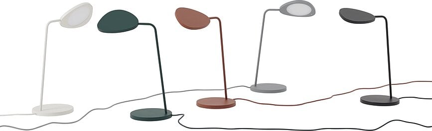 Lámpara de Mesa Leaf, de cobre