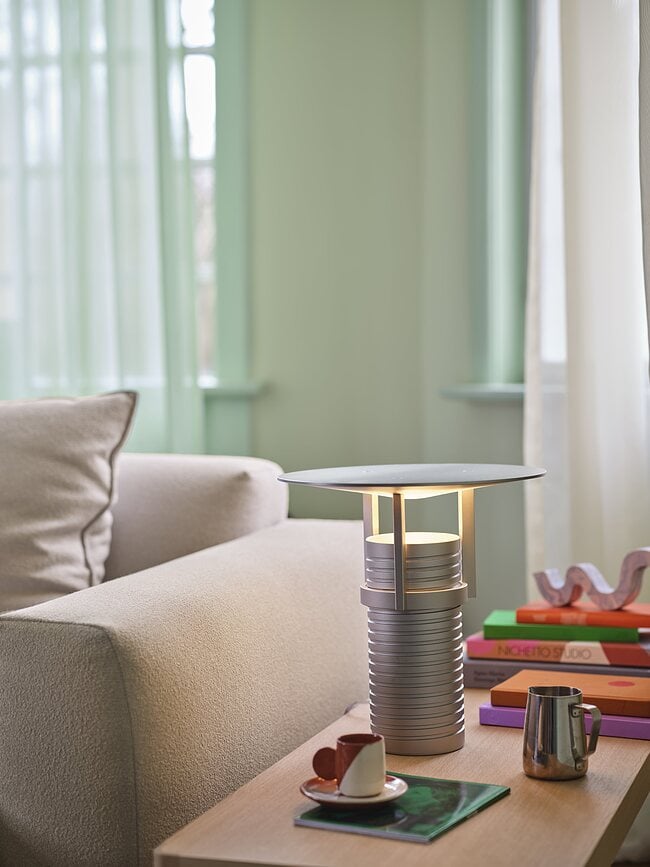 Lámpara de Mesa Set, de aluminio