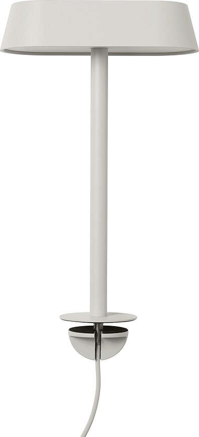 Lámpara de pinza Linear, gris, para escritorio