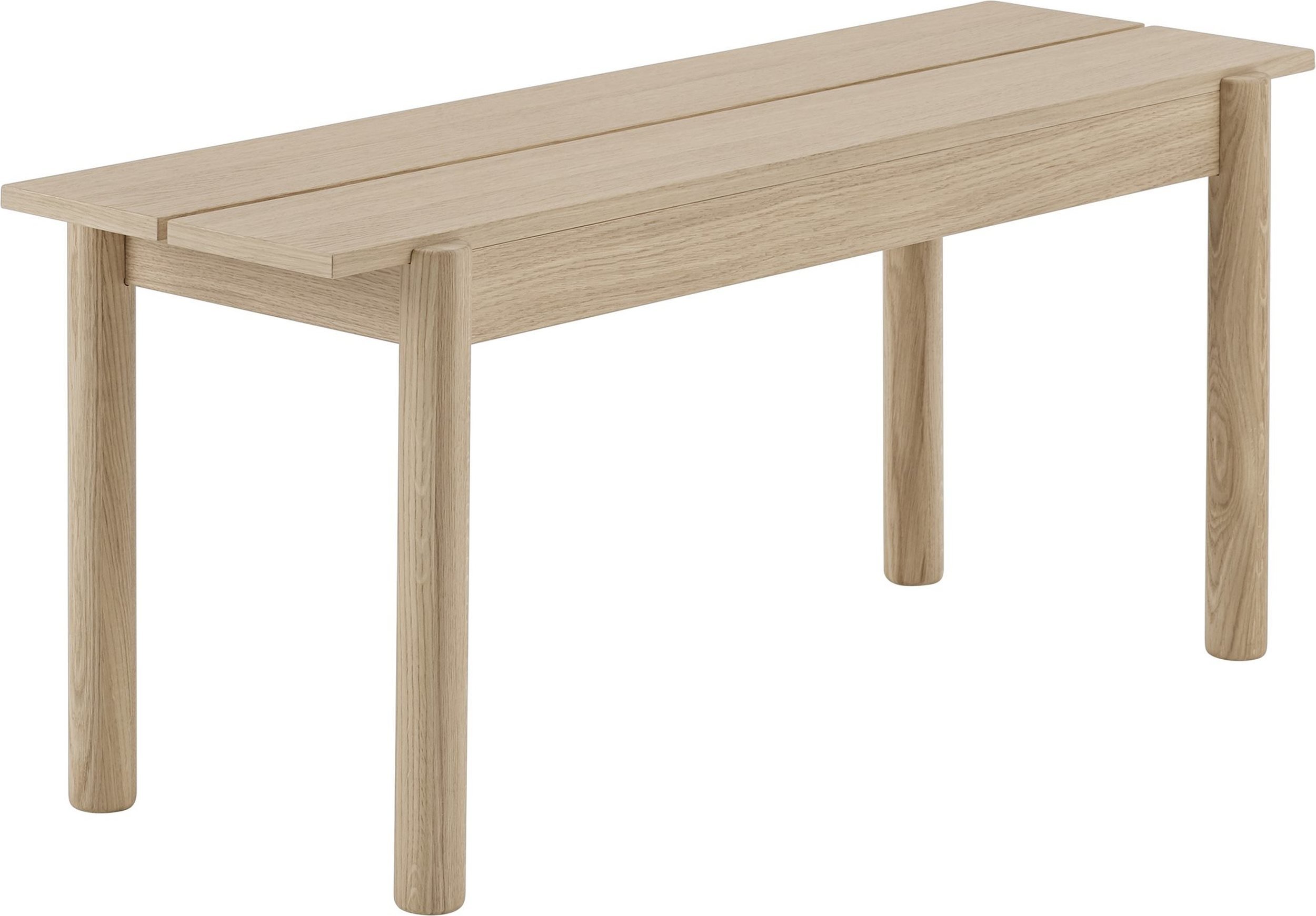Ławka Linear 110 cm jasny dąb