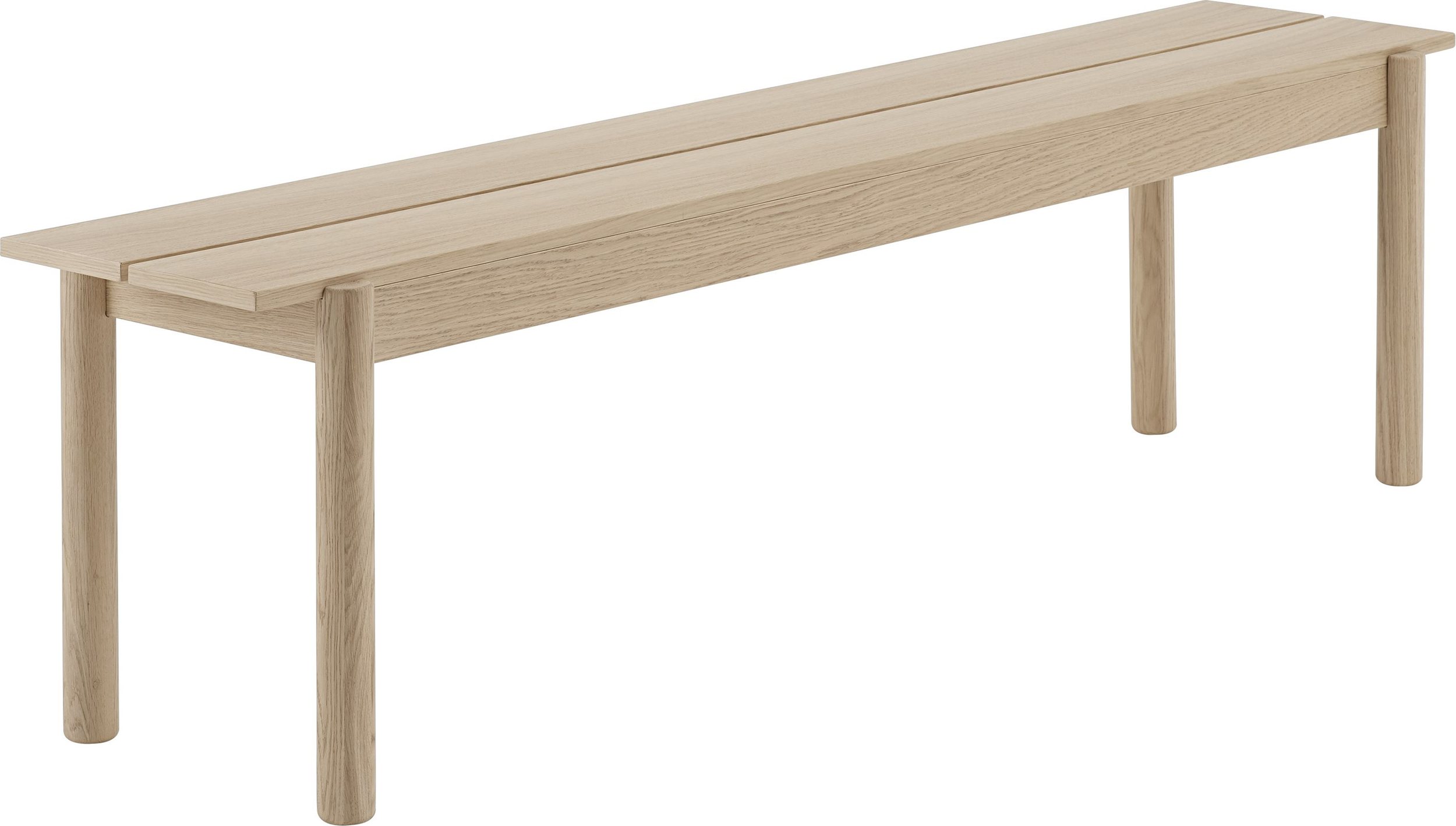 Ławka Linear 170 cm jasny dąb