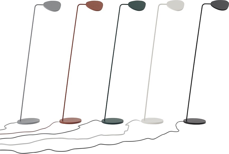 Leaf Lampe sur pied, cuivre