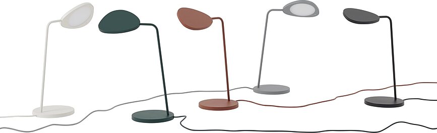 Leaf Lampe de Table, cuivrée