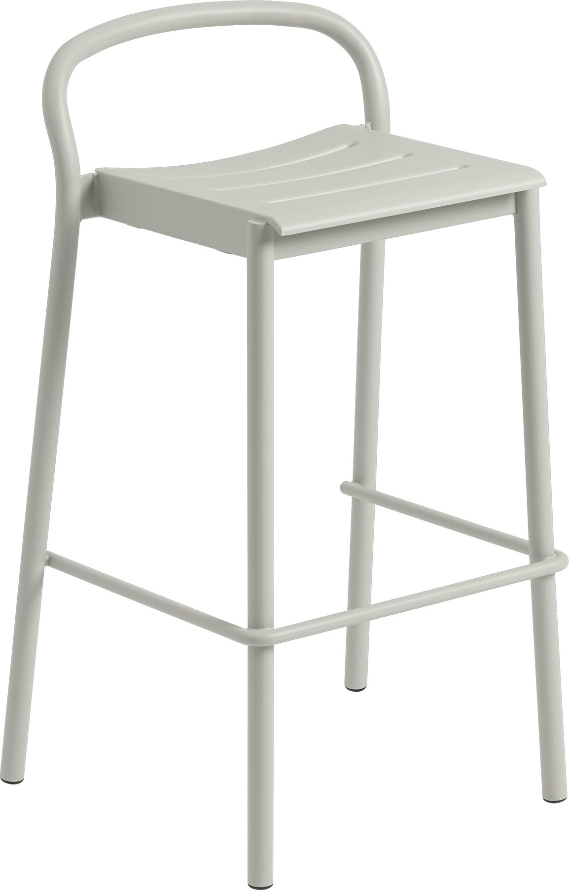 Linear Barhocker 75 cm grau