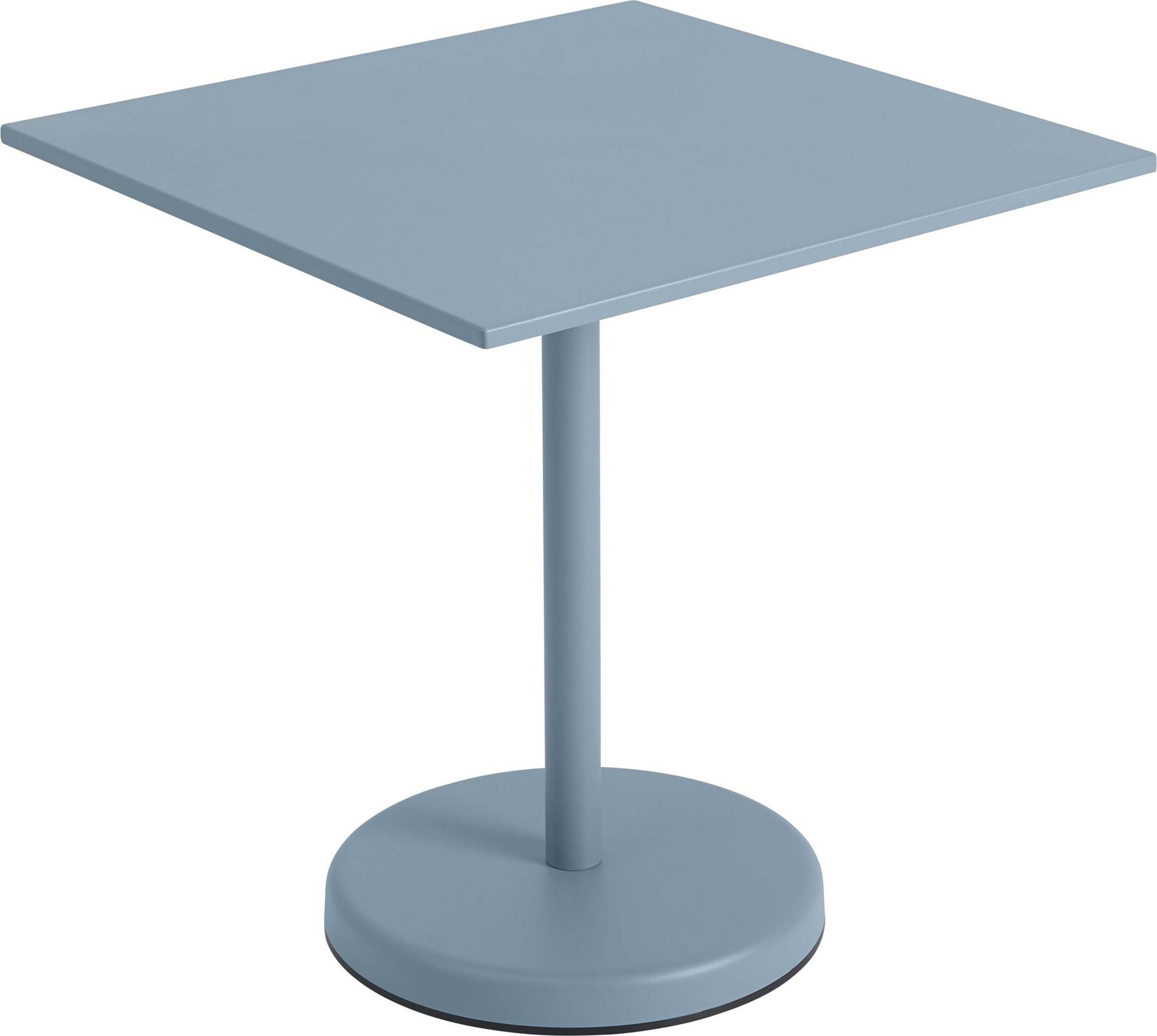 Linear Couchtisch 70 x 73 cm, gedämpftes Blau
