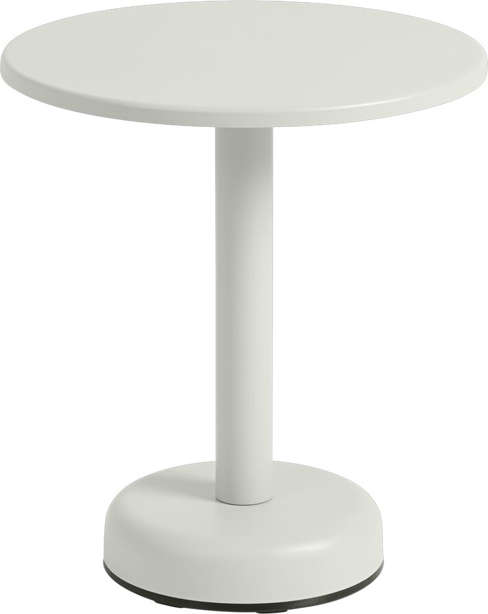Linear Couchtisch rund 42 x 47 cm, grau