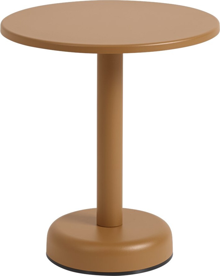 Linear Couchtisch rund 42 x 47 cm, orange