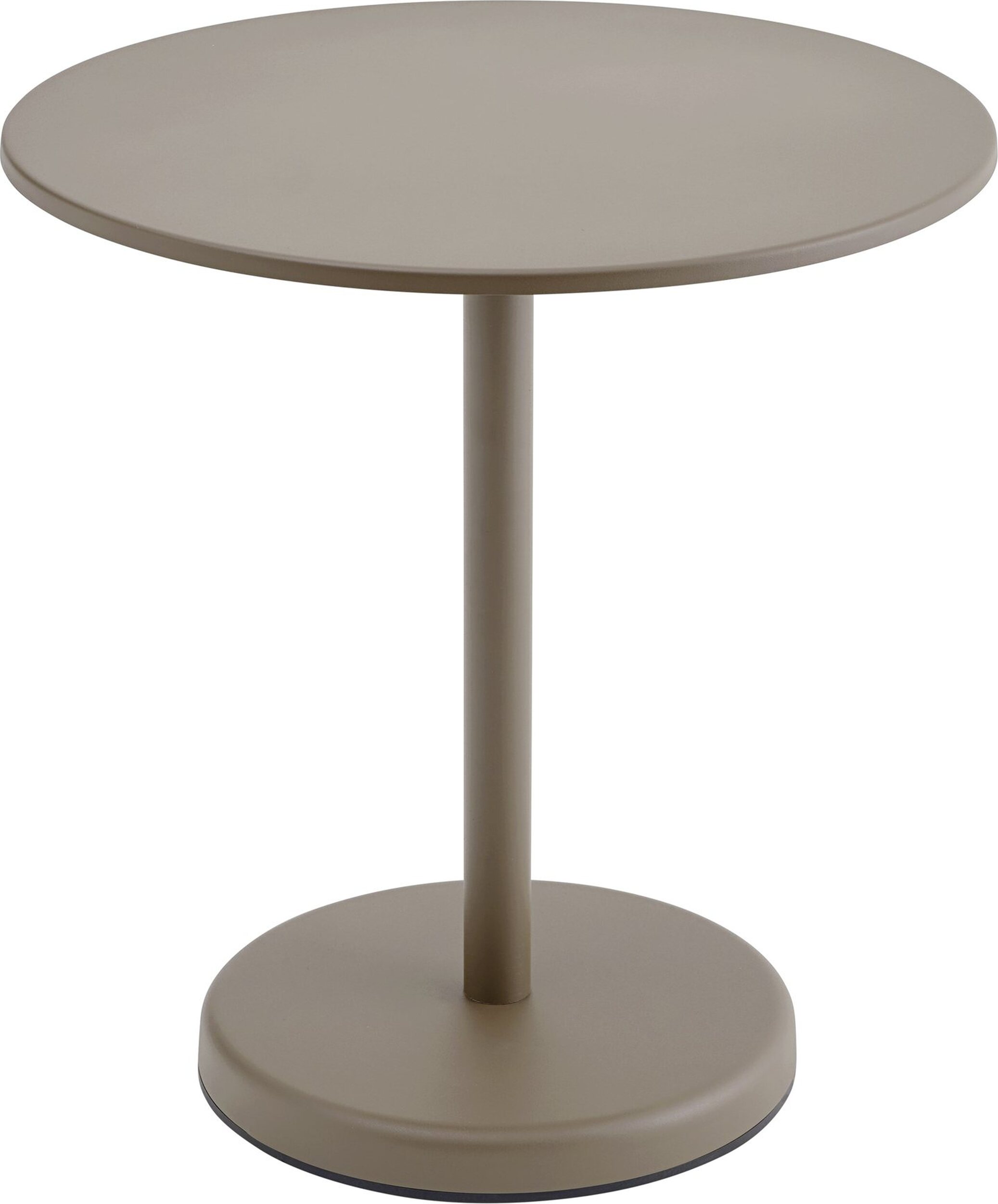 Linear Couchtisch rund 70 x 73 cm, taupe